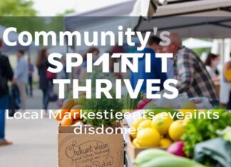 Community Spirit Thrives: Local Markets and Events Bring Residents Together Community Spirit Thrives: Local Markets and Events Bring Residents Together