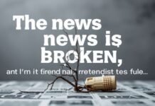 The News Is Broken, And I’m Tired of Pretending It’s Not The news is broken, and I'm tired of pretending it's not.